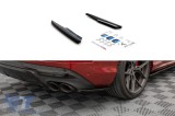 Extensii laterale Maxton Design potrivite pentru bara spate S-Line a Audi Q7 S-Line, SQ7 2019-2023, lac negru Performance AutoTuning