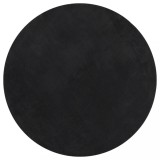 Cumpara ieftin Covor HUARTE, fir scurt, moale si lavabil, negru, &Oslash; 120 cm