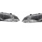 Set faruri tuning Vw Polo (6r), 08.2009-12.2017, Electric, tip bec H1+H7, omologare ECE, fara motoras, cu lumini LED de parcare, negru transparent, S