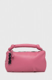Cumpara ieftin Karl Lagerfeld poseta de piele culoarea roz