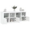 VidaXL Servantă cu lumini LED, alb, 164x37x67 cm 3209051
