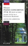 Wolfgang Amadeus Mozart / Georg Friedrich H&auml;ndel - Alicia De Larrocha - Piano Concertos 19 &amp; 22 (K459 &amp; K482) / Suite No.5 'Harmonious Blacksmith', Ca
