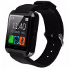 Smartwatch Techstar&reg; U8+, Bluetooth, Ecran LCD 1.44inch, Conectare Telefon, Pedometru, Negru, U-Watch