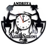 SALON MANICHIURA-ceas de perete(personalizabil)