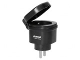 Soclu de rețea 230VAC IP44 13A 30m Negru