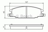 Set placute frana,frana disc OPEL FRONTERA A (5_MWL4) (1992 - 1998) BOSCH 0 986 460 960