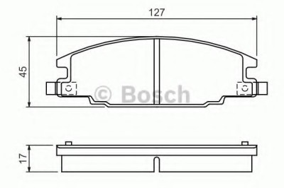Set placute frana,frana disc OPEL FRONTERA A (5_MWL4) (1992 - 1998) BOSCH 0 986 460 960 foto