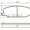 Set placute frana,frana disc OPEL FRONTERA A (5_MWL4) (1992 - 1998) BOSCH 0 986 460 960