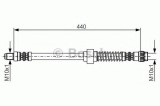 Conducta / cablu frana CITROEN C3 I (FC) (2002 - 2016) BOSCH 1 987 476 651
