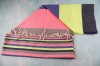 Prosop Plajă | Fouta |Tunis Gri Inchis Cu Dungi Roz Multi 200 x 100 cm