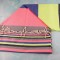 Prosop Plajă | Fouta |Tunis Gri Inchis Cu Dungi Roz Multi 200 x 100 cm