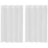 Cumpara ieftin Perdele Voile cu Oeje 2 buc Alb