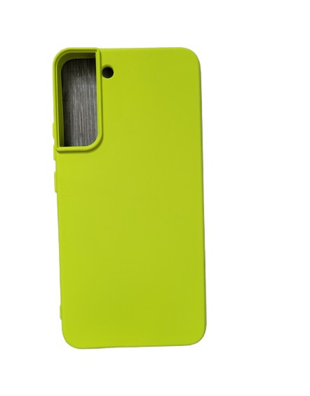 Husa silicon protectie camera cu microfibra Samsung Galaxy S22 Plus Galben