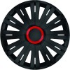SET CAPACE ROTI 15` NEGRE CU INEL ROSU ACTIVE 78633