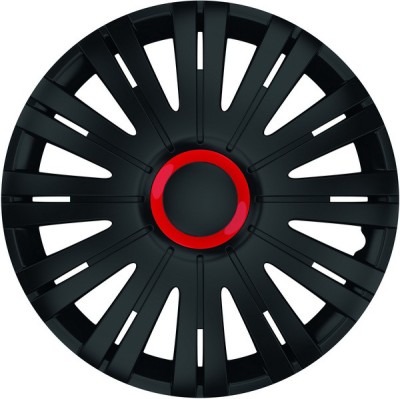 SET CAPACE ROTI 15` NEGRE CU INEL ROSU ACTIVE 78633 foto