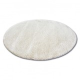 Covor rotund Shaggy Micro carmel, cerc 100 cm, Poliester
