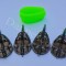 Set 4 Cosulete Method FLAT FEEDER + Matrita din cauciuc 20,30,40,50gr