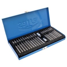 Trusa biti 40 piese Torx,Imbus,M(spline)-Carcasa metalica