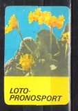 C9 10 - 1984 - Calendar de buzunar - reclama Loto - pronosport