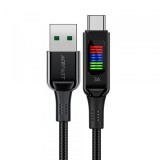 Cablu Date si Incarcare USB-A - USB-C Acefast C7-04, 18W, 1.2m, Negru