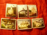 Serie Romania 1991 - Manastiri , 6 valori