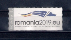 ROMANIA 2019 - PRESEDINTIA ROMANEI LA CE, MNH - LP 2225 foto