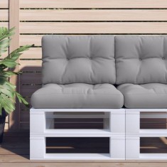 vidaXL Perne pentru paleți, 2 buc., gri, material textil 360646