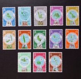 New Hebrides (Fr) 1977 - Uzuale, harta insulelor, serie neuzata