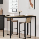 vidaXL Masă Bar &icirc;n Picioare Lemn compozit 892709