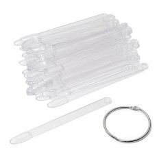 Tipsuri ovale pentru exersat set 50 transparente