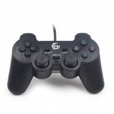 Gamepad Gembird JPD-UDV-01 PC USB dual vibration Black foto