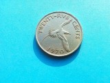 25 Cents 1970-Bermuda-XF++, America de Nord