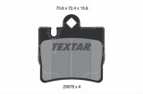 Set placute frana TEXTAR 2307801