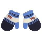 Manusi de iarnă pentru bebeluși 0-12 luni cu patch ursuleț, CMCLASS