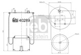 FEBI BILSTEIN 40289 Burduf, suspensie pneumatica