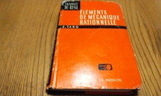 ELEMENTS DE MECANIQUE RATIONNELLE - S. Targ - Editions MIR, 1975, 510 p.; coperta cartonata