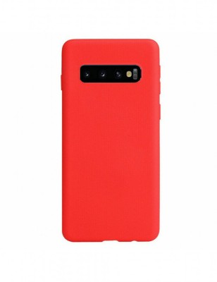 Husa Samsung S10+ g975 Silicon Matte Red foto