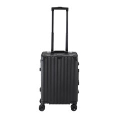 Troler / Valiză neagră Miami S, Lungime/Lățime/&Icirc;nălțime: 38/24/58 cm