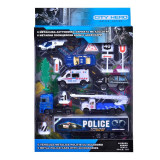 Set de vehicule de politie si accesorii, 6 vehicule, 3 ani+, General