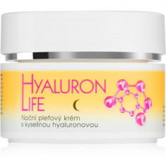Bione Cosmetics Hyaluron Life crema de noapte pentru fata cu acid hialuronic 51 ml