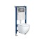 Set rezervor WC montat pe perete Roya Delos WH 81GRE