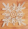 Mileu macrame handmade Vintage 16 x 16 cm