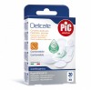 Plasturi PIC SOLUTION Delicate, Piele Sensibila, Mix 4 Dimensiuni, Clorhexidina, 20 Bucati, Hipoalergenici