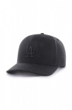 47 brand sapca MLB Los Angeles Dodgers culoarea negru, cu imprimeu, B-CLZOE12WBP-BKD