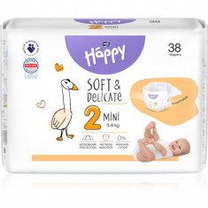 BELLA Baby Happy Soft&Delicate Size 2 Mini scutece de unică folosință 3-6 kg 38 buc