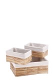 Cumpara ieftin Set 3 cosuri depozitare 25,5 x 17 x 12,5 cm, 40 x 30 x 15 cm