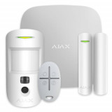 Sistem de alarma AJAX Wireless cu detector pir cu camera si detector magnetic pentru usi si ferestre