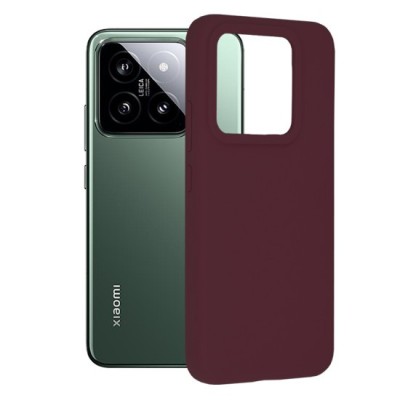 Husa pentru Xiaomi 14 - Techsuit Soft Edge Silicone - Plum Violet foto