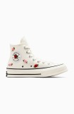 Converse teniși Chuck 70 Valentine&#039;s Day femei, culoarea alb, A10637C