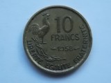 10 FRANCS 1958 FRANTA